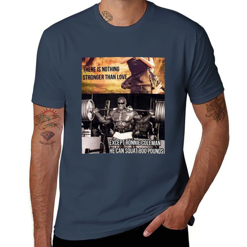 Ronnie Coleunisex 800 Pound Squat Tshirt Relaxed Casual Short Sleeve Tee