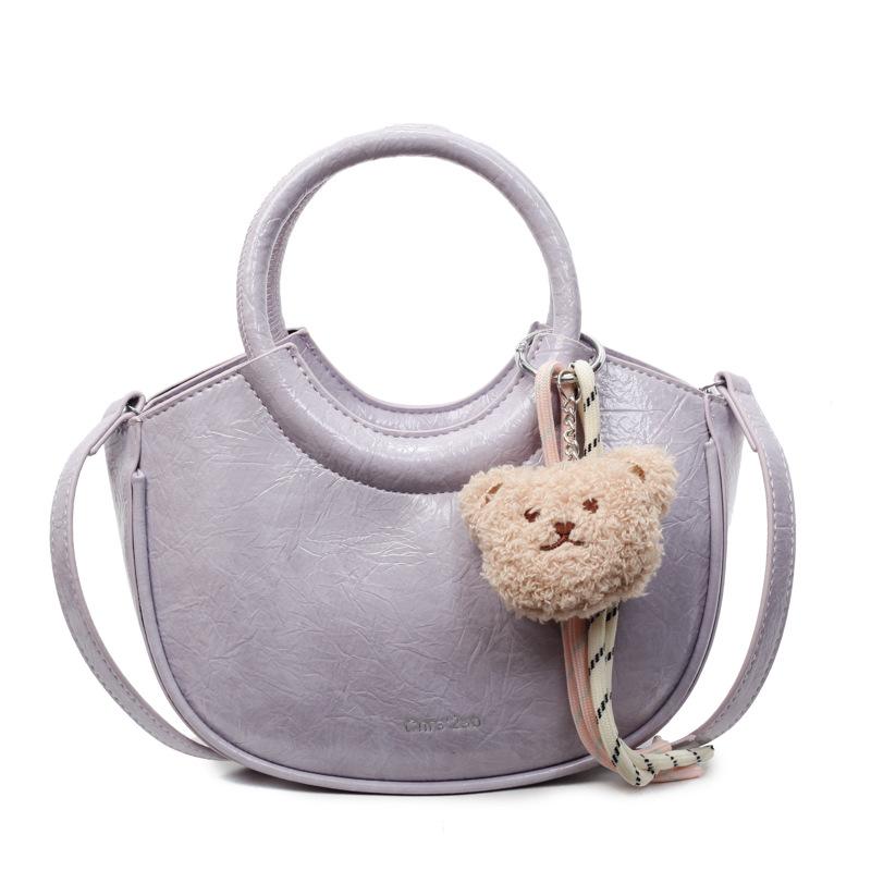 

Spring and summer high-value small fresh cream wind portable bucket bag women s versatile foreign style daily leisure commuting messenger bag