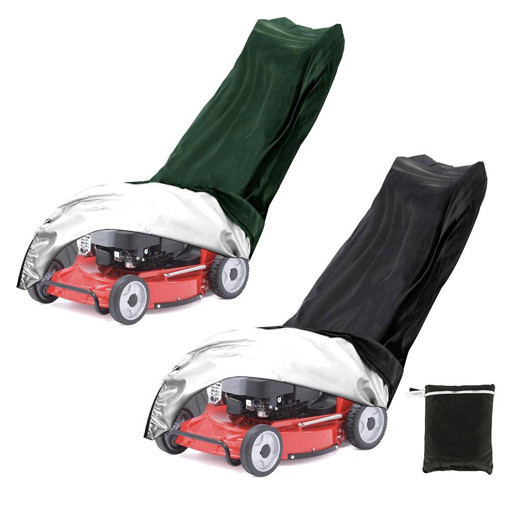 Tear-Resistant 210D Oxford Lawn Mower Cover 76x44x21 Inches Waterproof Dustproof Windproof with Secure Fit for Outdoor Storage