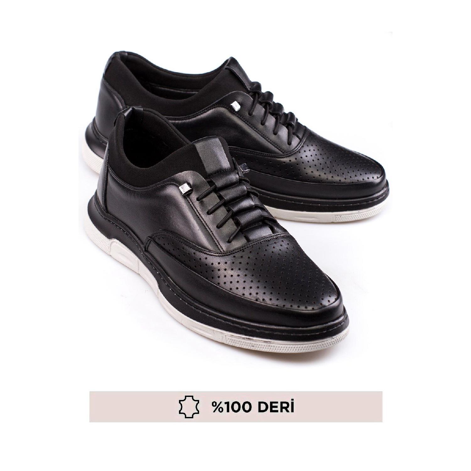 

Genuine Leather, Summer, Breathable, Fully Orthopedic And Anatomical Laceless Inner And Outer Leather Men s Shoes 40 чорний