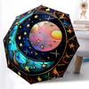 1pc Sturdy 8-Bone Auto Umbrella, Celestial Umbrella, Digital Printed, Foldable Umbrella for On-the-Go Outdoor Use