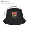Viva La Revolucion Cat Raised Fist Retro Bucket Hat Summer  Casual Fisherman Hats For Men Women Foldable Vacation Caps