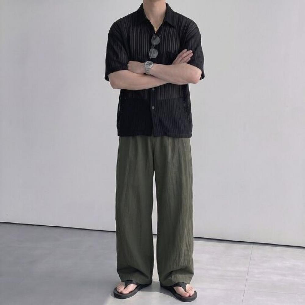 Onl Men S Linen pantS Wide looSe pantS Onl 1+1