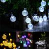 Φωτάκια Εξωτερικής Χορδής 6M 30 LED Solar Bulb Αδιάβροχο Solar Power Fairy Light Για Αίθριο Πάρτυ Αυλή Κήπο Γάμος Διακόσμηση τοπίου