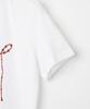 MILLO WOMEN Pearl Ribbon T-Shirt [Pure White]