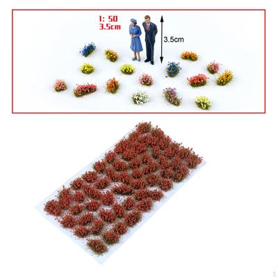 Artificial DIY Miniature Flower Cluster Grass Tufts Model for Architectural Building