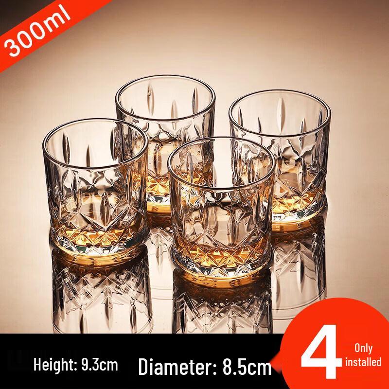 Crystal Whiskey Rock Glass