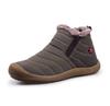 Retro Warm Fur Father Fashion Boots Plush Lightweight Dad Winter Boots Latex Waterproof Shoes X995 35