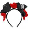 Skull And Roses Headband