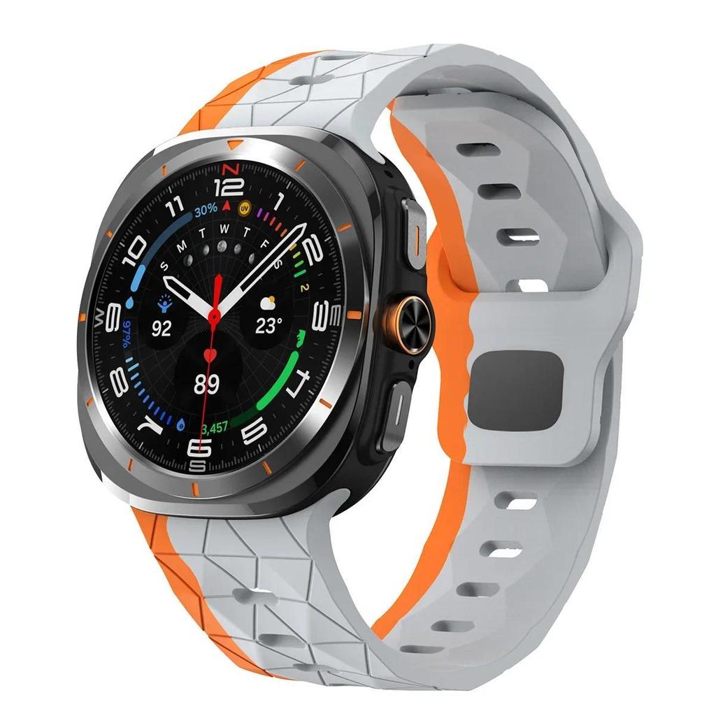 Sportowy Silikonowy Pasek do Samsung Galaxy Watch 7 Ultra 47mm 7 6 5 4 40/44mm Bransoleta do Watch 6 4Classic 43/47mm 5Pro 45mm Pasek