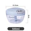 500900ML Hand Chopper Manual Rope Food Processor Silcer Shredder Salad Maker Garlic Onion Cutter Cooking Area Tool Accessories for Home