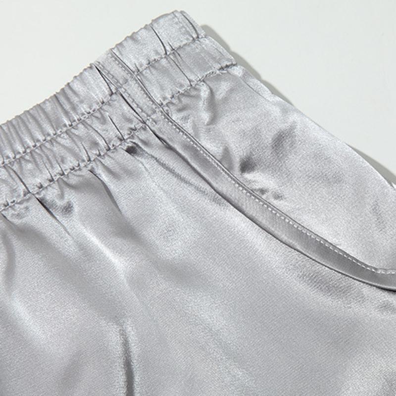 Men's Solid Color Ruffled Briefs Sexy Front Slit Briefs Thin Fashion Breathable Intimate Underwear