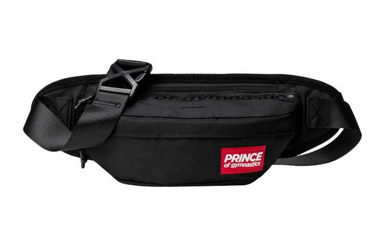 Li Ning Polyester Sling Bag, Fanny Pack Regular Unisex Black ABLR186-1