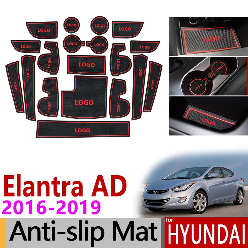 

Резиновая подставка для противоскользящих ворот для Hyundai Elantra 2016 2017 2018 AD Avante Super Elantra Спортивные аксессуары