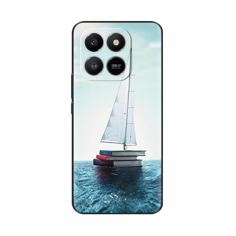Silicone Shockproof Cover For Honor 400 Smart Cartoon Love Painted Bumper Protective Phone Cases For Honor 400 Smart X7D 4G 5G