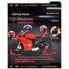1/6 Ducati V4SP2 Rennmotorrad Legierung Druckgussmodell Dynamischer Kupplungsornament Spielzeug für Jungen Geburtstagsgeschenk für Freunde