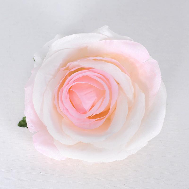 

Разноцветная имитация головки розы для стены из искусственных цветов, свадебного и праздничного декора Flesh Pink