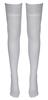 Cottelli LEGWEAR - Weiße Klassische Spitzenstrümpfe XS