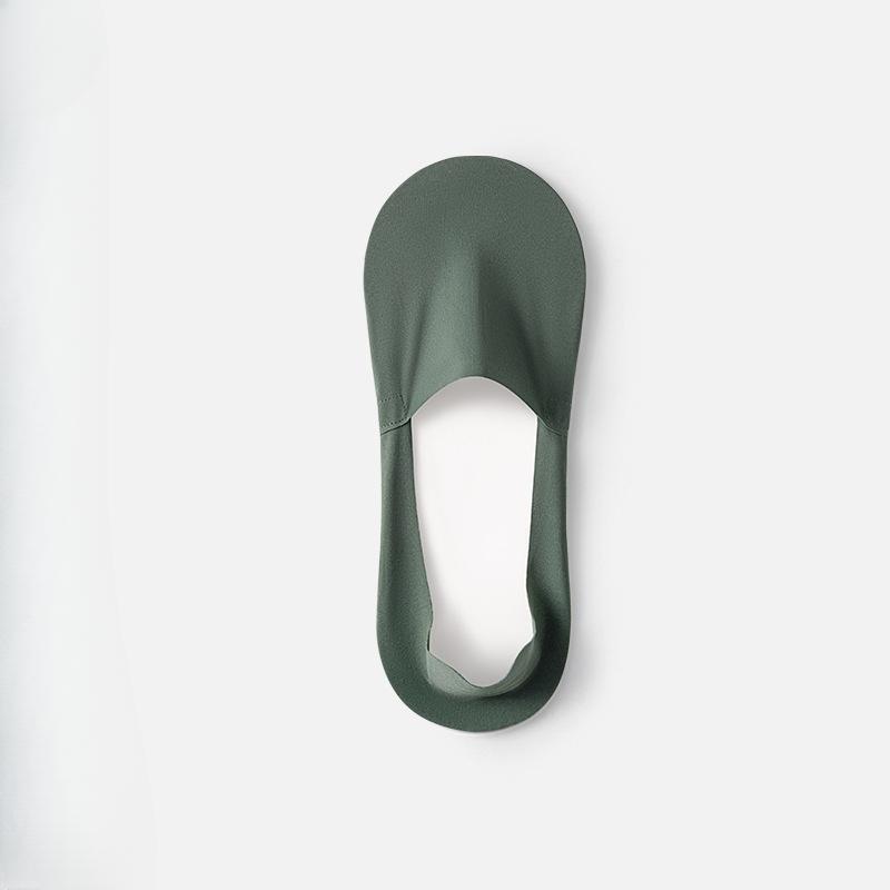 Male Spring and Summer Silicone Safety Antibacterial Anti Slip Anti Pilling Invisible Socks