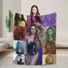 Warm Blanket Decorative Shakira Throw Blanket Singer Pop Flannel Bedspread For Living Room Street Trend Sofa Bed Cover