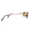 Excellent Cartier Sunglasses Trinity Half Rim Frame: Gold Bordeaux Mens Used