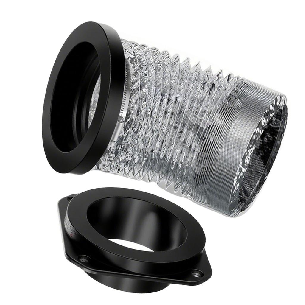 Kit Cuplaj Magnetic pentru Gura de Ventilație a Uscătorului Furtun din Folie de Aluminiu Clemă din Oțel Inoxidabil Conector Etanș pentru Gura de Ventilație a Uscătorului
