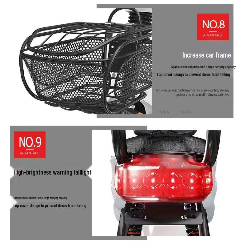 48V Lithium Battery Adult Electric Commuter Bike