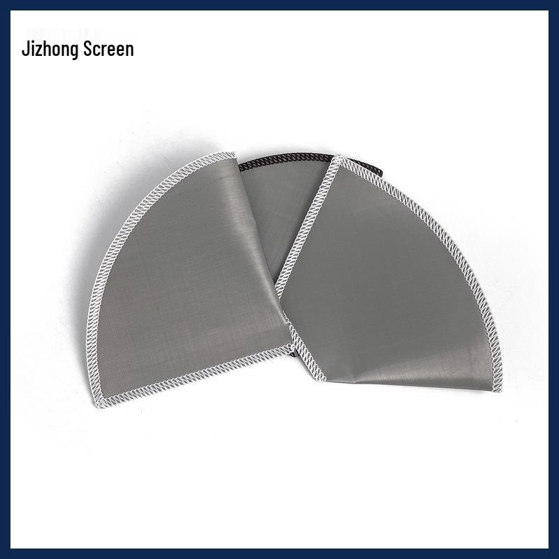 V60 Trapezoidal Coffee Filter Paper & Reusable 304 Stainless Steel Coffee Filter Bag
