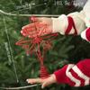 Christmas Tree Top Ornament Metal Star Shaped Tree Toppers Irregular Decoration for Home and Mall Parties Supplies