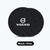 For Volvo 2pcs Silica Gel Car Coaster Water Cup Holder Anti Slip Pad Mat Xc60 Xc90 V40 V60 S60 V50 V90 S80 C40 XC40 V70 XC70 C30 CT9