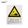 Aluminum Alloy Corrosion Hazard Safety Sign