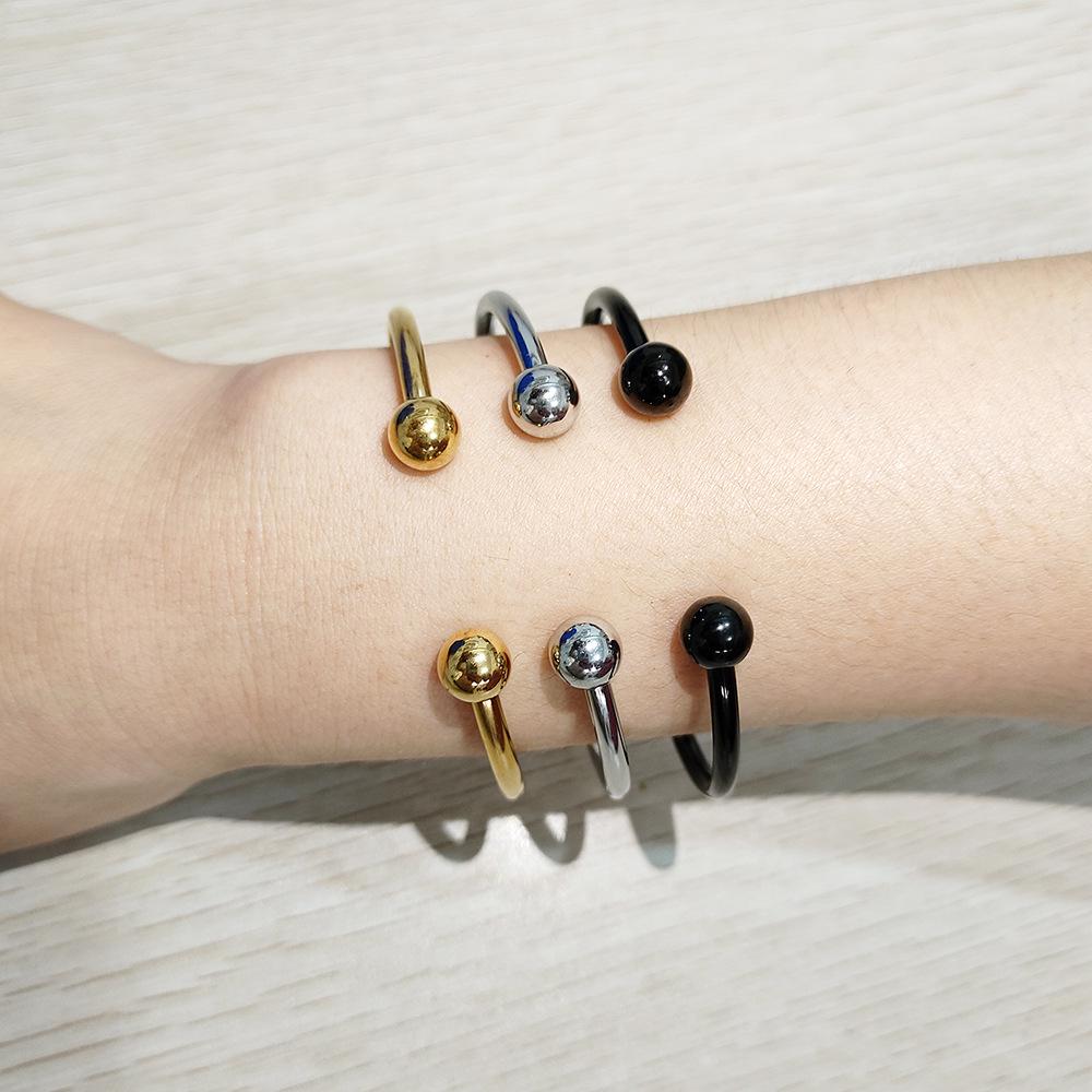 Women’s Titanium Steel Waterproof Beaded Elastic Bracelet