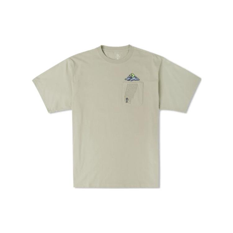 

New Converse T Shirts Men s Matcha 10025038-A03 2XL