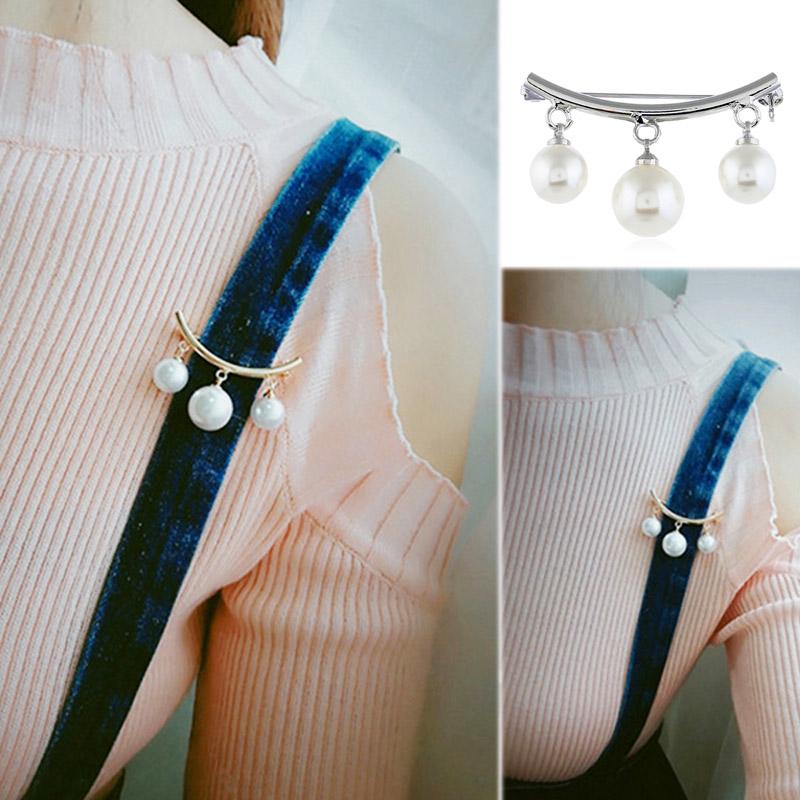 Fixed Straps Anti Slip Pin Simple Brooch Women's Accessories Cardigan Anti Wearing Pins