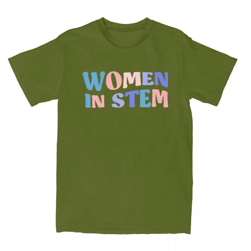 Women In STEM Science T Shirt Merch for Men Women  Funny Female Scientist Tees Short Sleeve Clothes Gift Idea