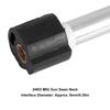 Torcia Saldatura 24KD Collo di Cigno MIG per Stile Binzel Abicor Ugello W 9mm Acciaio Inossidabile Ottone