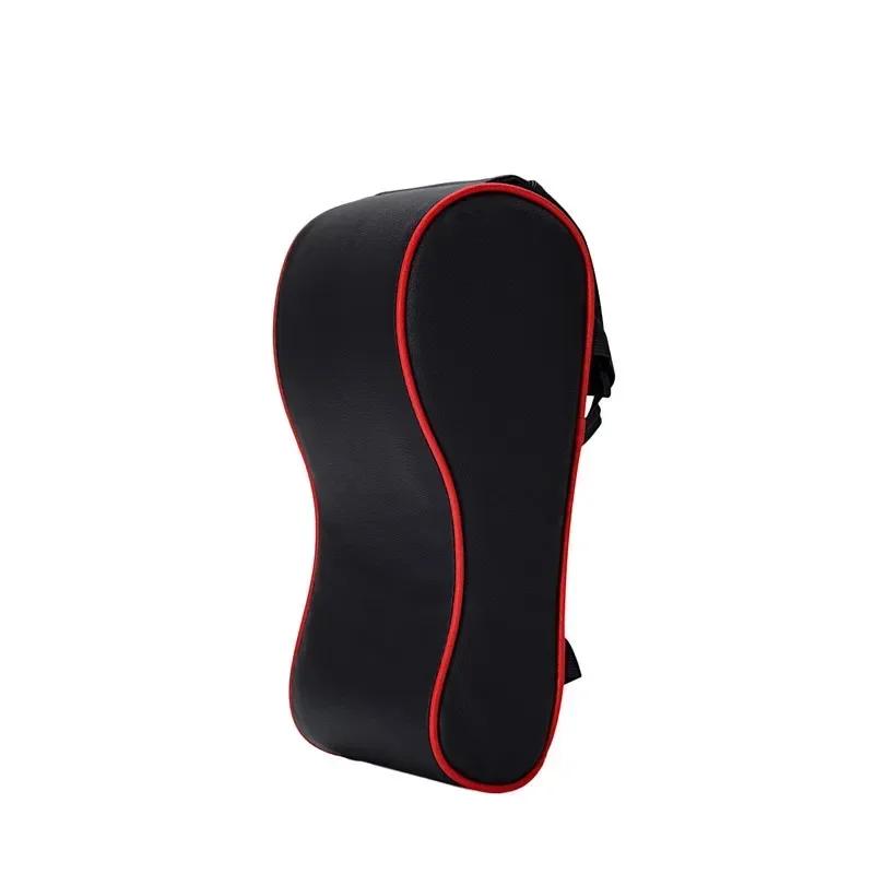 PU Leather Car Armrest Box Pad Cushion Auto Center Console Arm Rest Seat Box Heightening Soft Pad Hand Support with Storage Bags