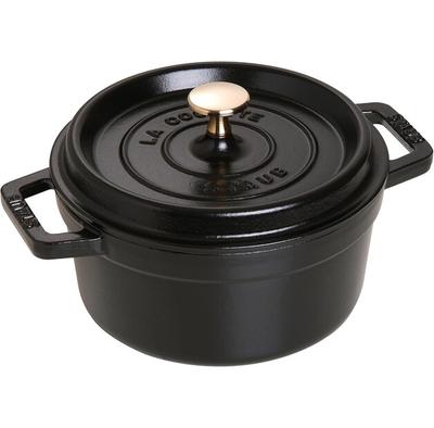 Casserole Zwilling Staub Round 20cm Black 2.2l (1102025)