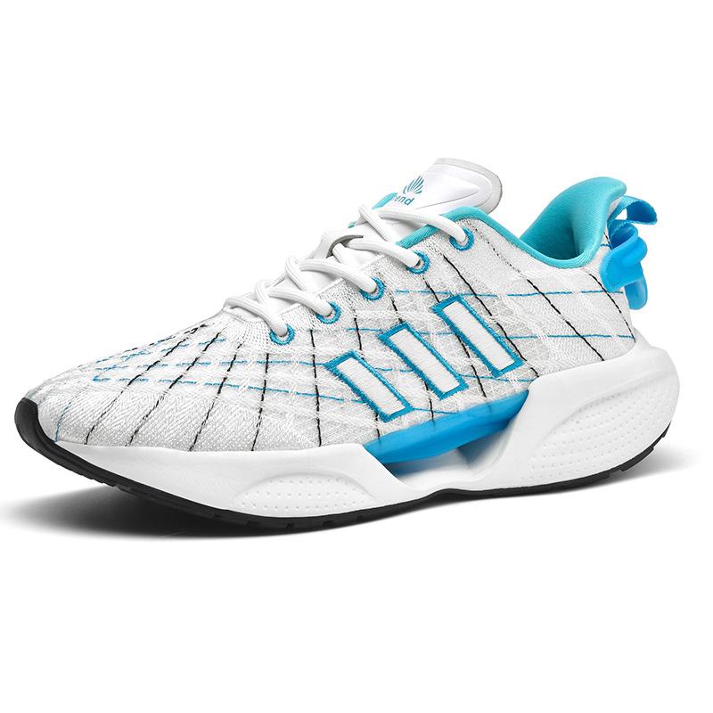 Autumn New Sports Shoes Lightweight Breathable Carbon Board Casual Shoes Training Running Shoes Student Large Size Shoes