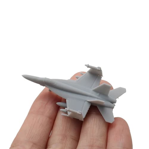 5PCS Military Model Kits 1/2000-1/350 F-18E Super Hornet Carrier-Based Attack Aircraft with Folding Wings (1/2000 (7mm))