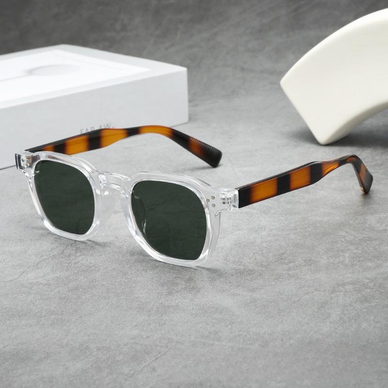 Retro Oval Frame High-end Women's Sunglasses with Sun Protection and UV Protection for Men's Sunglasses