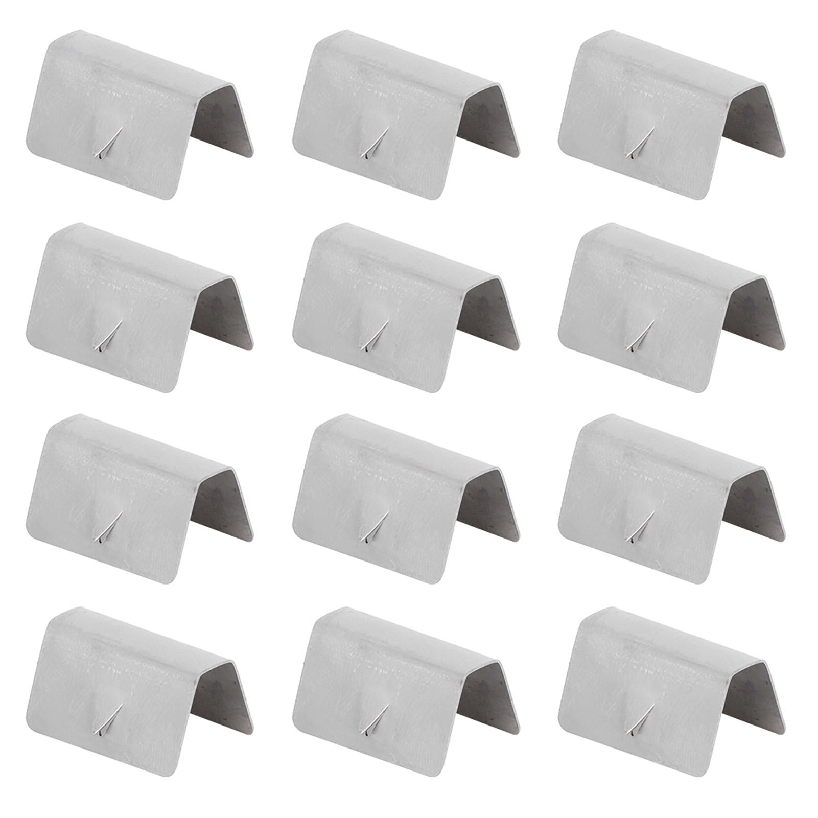 

12Pcs Car Wind Rain Deflector Channel Fixing Retaining Clips, Stainless Steel Deflector Clips for HEKO G3 SNED