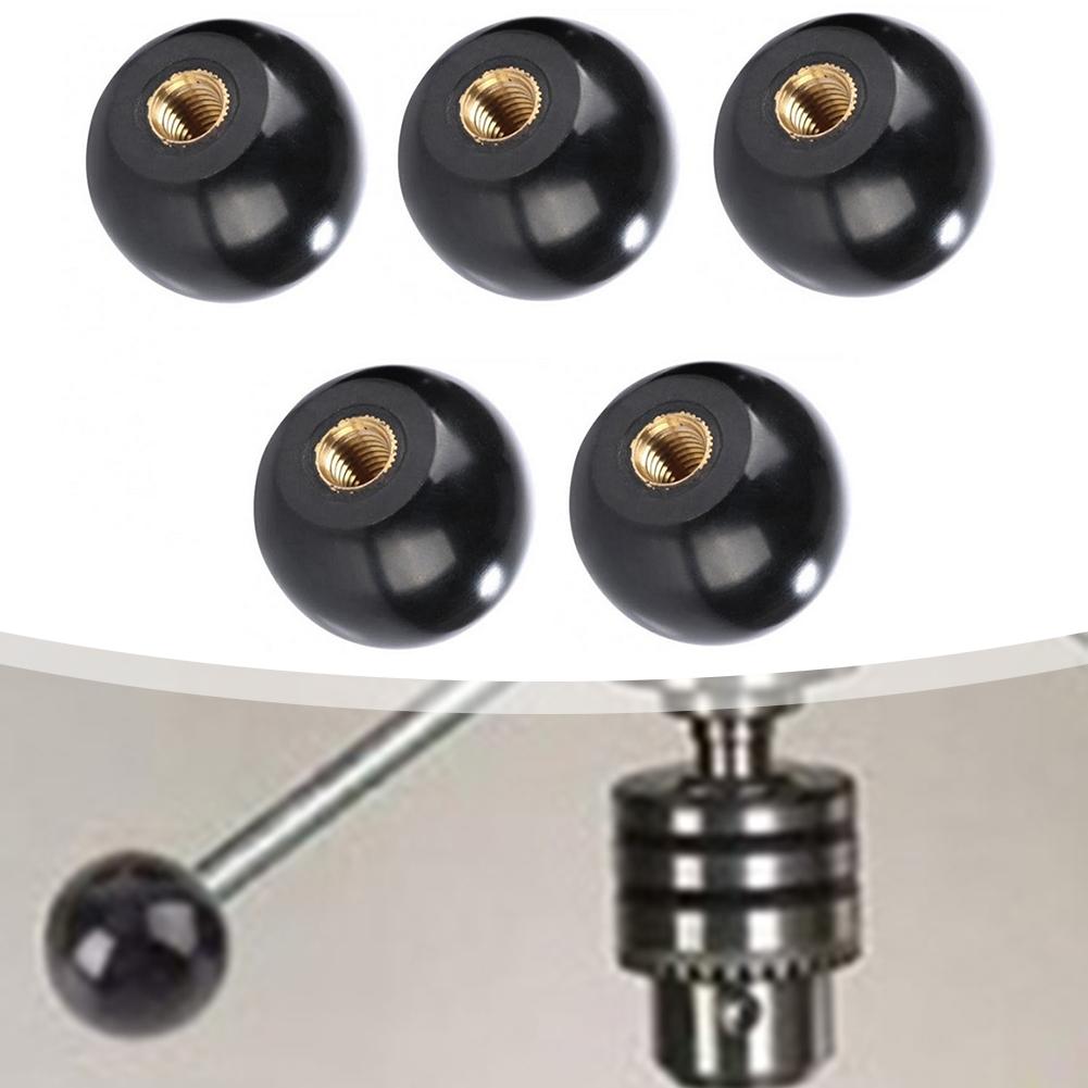 5 Stück 20/25/30/35/40 mm Runder Kugelkopf-Griff Kugelkopfgriffe Bakelit-Hebelgriff Griffe für Elektronische Geräte Werkzeugmaschinen