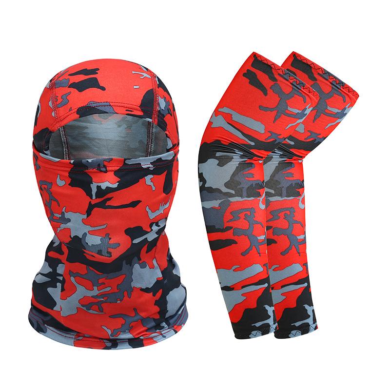 Outdoor Sun Protection Ice Silk Sleeves & Breathable Multi-Functional Cycling Face Mask Headband