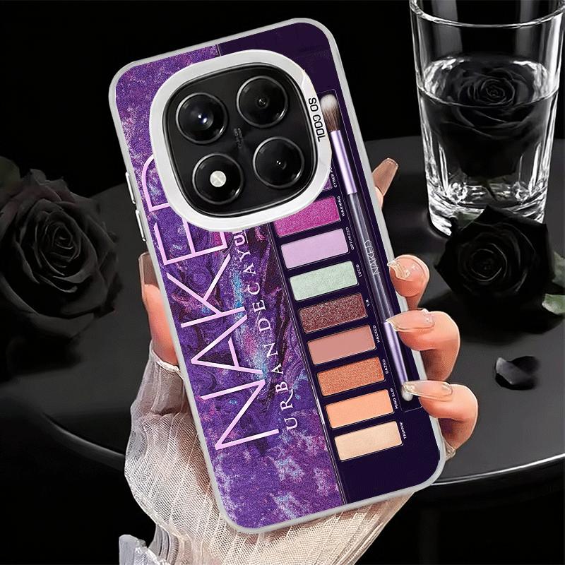 Makeup Eye Shadow Box Pattern Shockproof Phone Case for Xiaomi Redmi Note 15 14 13 12 Pro Plus 11 11S 11T 5G Cover Anti Fall Fun
