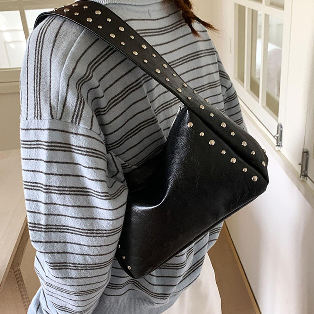 

New Fashi Zipper Decorati Shoulder Bag Women s Fashi Multi-functial Handbag Pillow Bag Large Capacity Wide Shoulder (20cm<Max Length<30cm)
