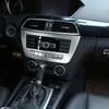 ABS Silver For Mercedes Benz C Class W204 C180 C200 2007-2013 Car Interior Decoration Trim Stickers  Car Accessories