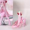 Hatsune Miku Sakura Sitting Anime Figure - Desktop Ornament and Gift
