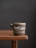Gilded Iron Glaze Bamboo Coarse Pottery Public Cup Old Rock Mud Tea Sea Cha Hai Handmade Retro Tea Dispenser Tea Ceremony