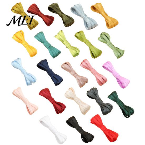 Clothing Alteration Supplies Satin Bias Binding Tape, 10mm Wide, Durable Hemming Strip, Crafting Selvage Tape Sewing And Quilting Edge Finishing